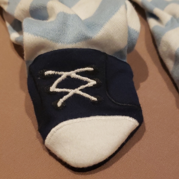 Carter's Newborn Little Brother Zip Up Footie - Picture 2 of 4